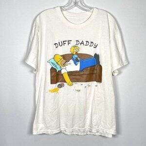 The Simpsons Vintage 2002 Fox The Simpsons Duff Daddy T-Shirt